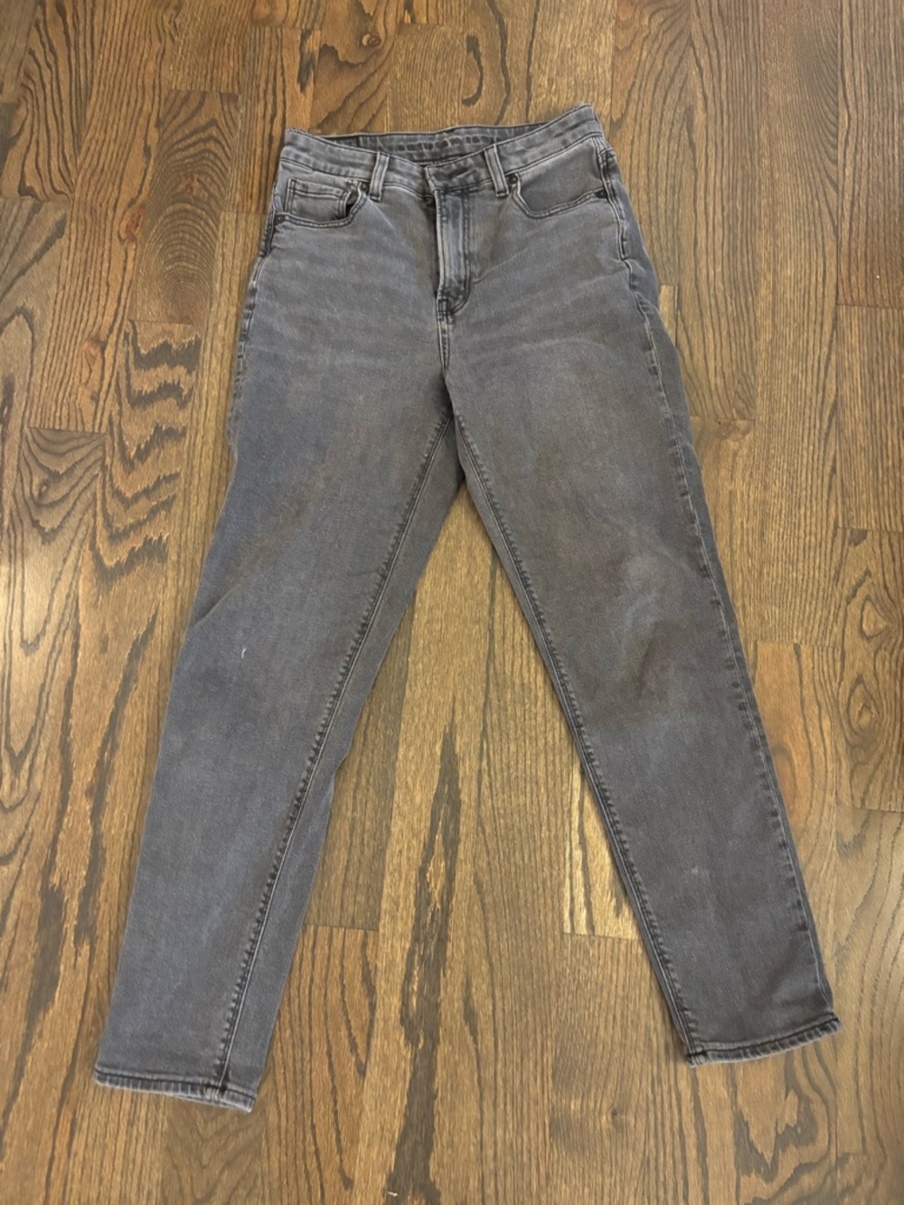 American Eagle Outfitters High-Rise Gray Jeans
